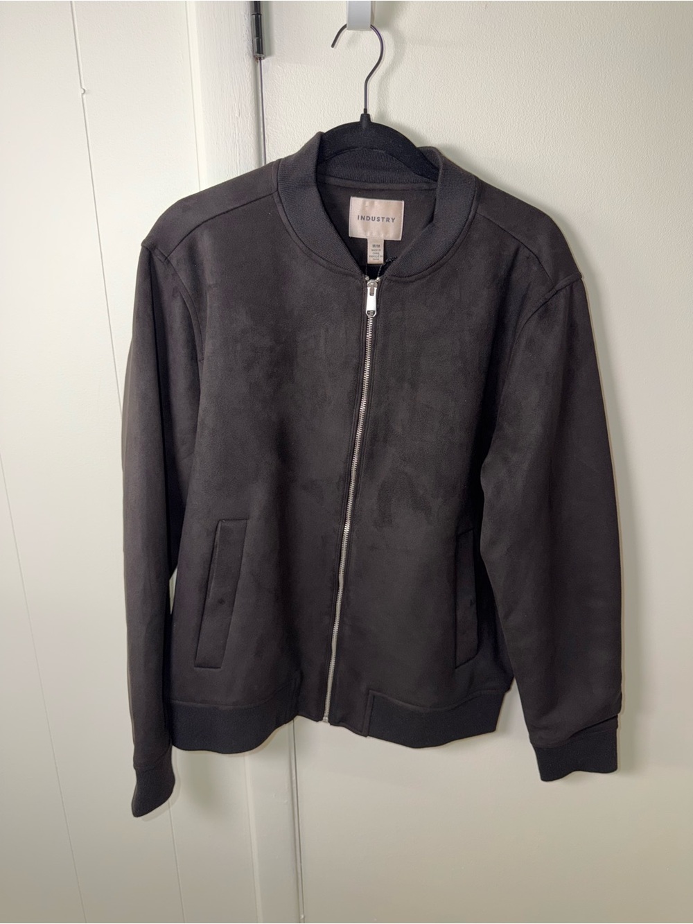 Industry | Faux Leather Zip Jacket | Black | Men’s M | NWT